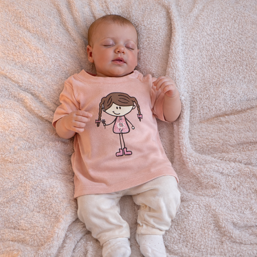 Baby T-Shirt Emma rosa Schuhe