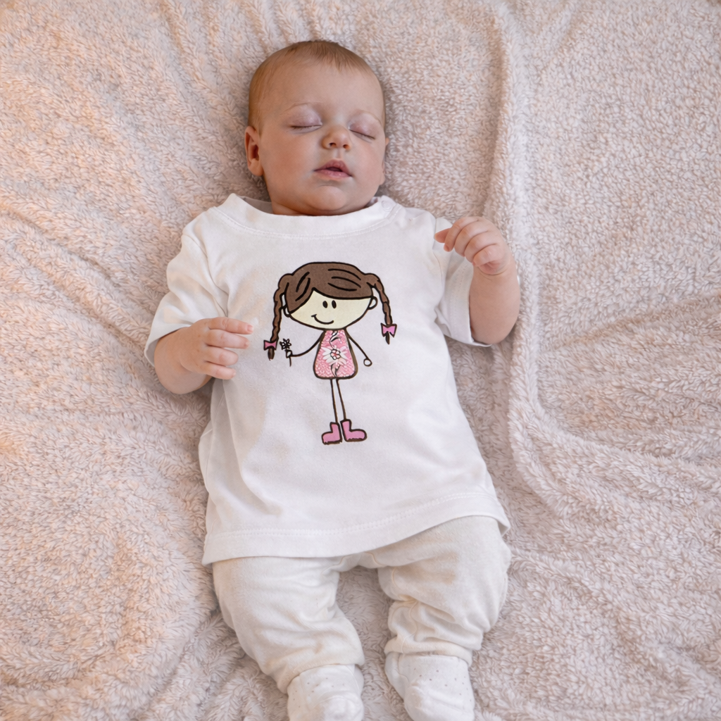 Baby T-Shirt Emma rosa Schuhe