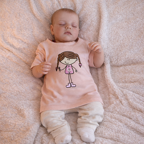 Baby T-Shirt Emma weisse Schuhe